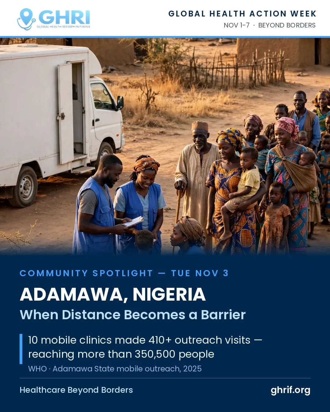 Spotlight: Adamawa, Nigeria — mobile clinics defeating distance
