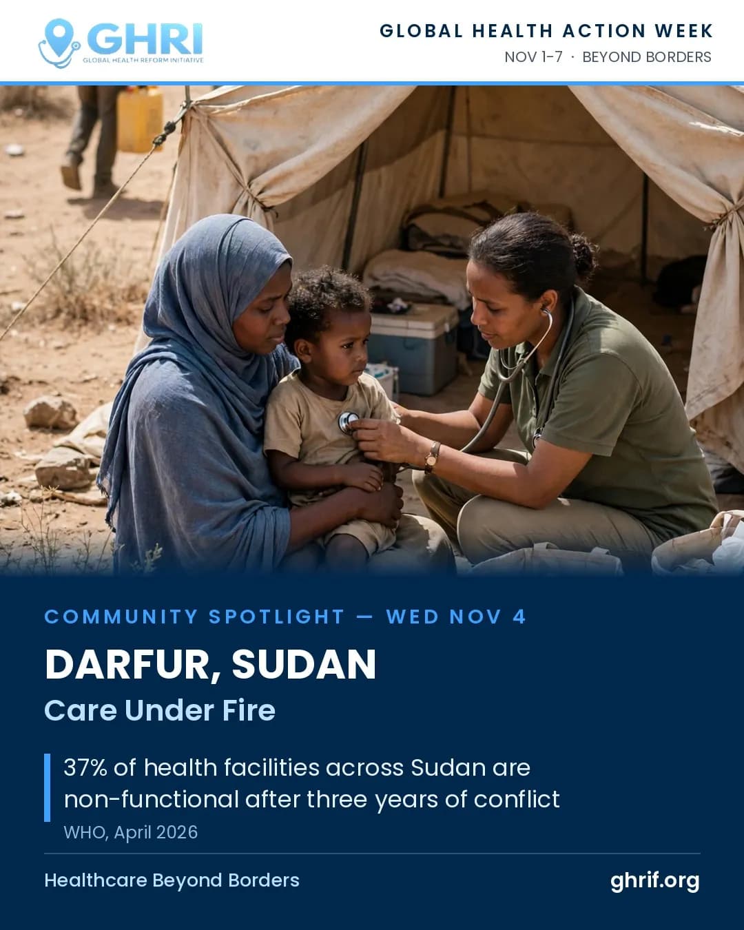 Spotlight: Darfur, Sudan — care under fire