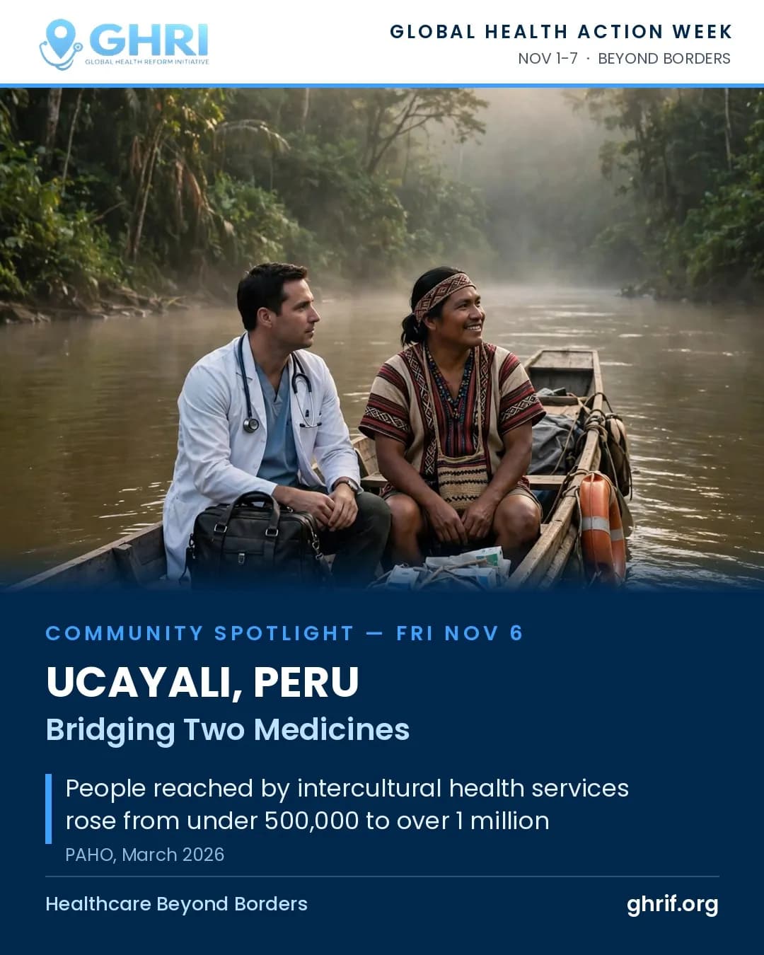 Spotlight: Ucayali, Peru — bridging two medicines